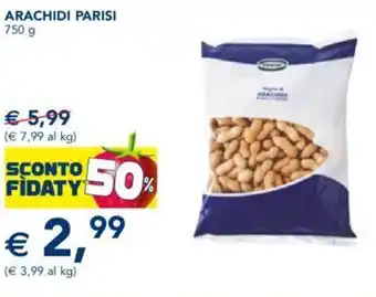 Esselunga ARACHIDI PARISI 750 g offerta