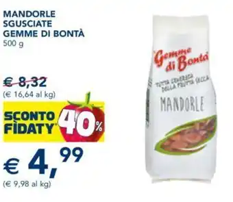 Esselunga MANDORLE SGUSCIATE GEMME DI BONTÀ 500 g offerta