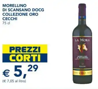 Esselunga MORELLINO DI SCANSANO DOCG COLLEZIONE ORO CECCHI 75 cl offerta