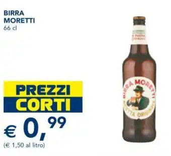 Esselunga BIRRA MORETTI 66 cl offerta