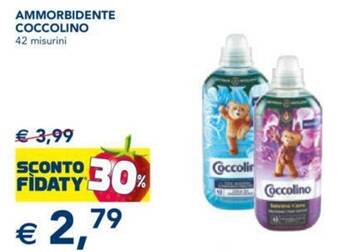 Esselunga AMMORBIDENTE COCCOLINO 42 misurini offerta