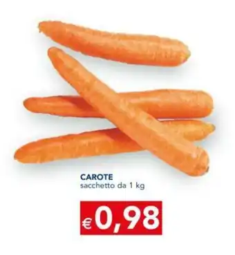 Esselunga CAROTE sacchetto da 1 kg offerta