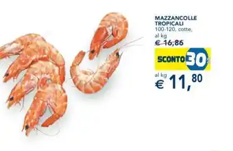 Esselunga MAZZANCOLLE TROPICALI 100-120, cott, offerta