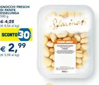 Esselunga GNOCCHI FRESCHI DI PATATE ESSELUNGA 500 g offerta
