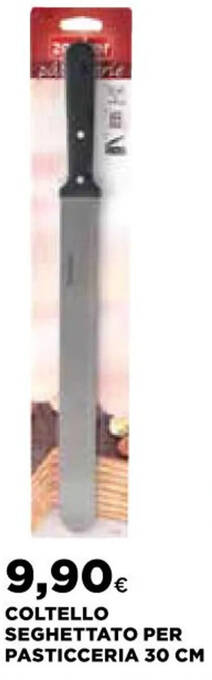 Ipercoop COLTELLO SEGHETTATO PER PASTICCERIA 30 CM offerta