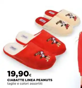 Ipercoop CIABATTE LINEA PEANUTS offerta