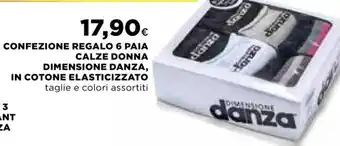 Ipercoop CONFEZIONE REGALO 6 PAIA CALZE DONNA offerta