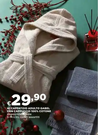 Ipercoop ACCAPPATOIO ADULTO GABEL CON CAPPUCCIO offerta