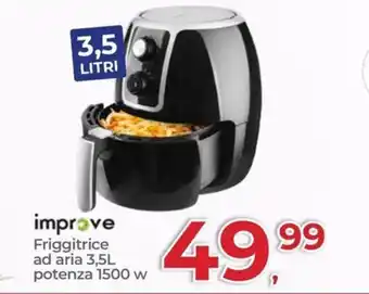 improve Friggitrice ad aria 3,5L potenza 1500 w