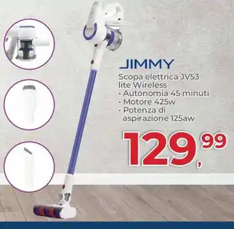 Portobello JIMMY Scopa elettrica JV53 lite Wireless offerta