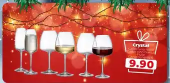 A Casa Mia Crystal Calice vino rosso Calice vino bianco Flute Confezione da 6 offerta