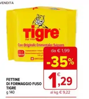 Iperal FETTINE DI FORMAGGIO FUSO TIGRE offerta