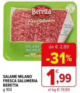 Iperal SALAME MILANO FRESCA SALUMERIA BERETTA offerta