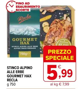 STINCO ALPINO ALLE ERBE GOURMET HAX RECLA g 750