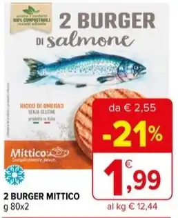 Iperal 2 BURGER MITTICO offerta