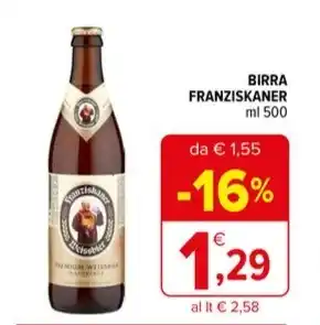 Iperal BIRRA FRANZISKANER offerta