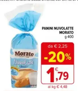 Iperal PANINI NUVOLATTE MORATO g 400 offerta