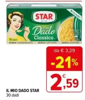 Iperal IL MIO DADO STAR 30 dadi offerta