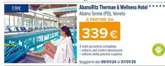 Iperal AbanoRitz Thermae & Wellness Hotel offerta
