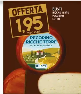Gran Risparmio BUSTI RICCHE TERRE PECORINO offerta