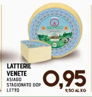 LATTERIE VENETE ASIAGO STAGIONATO DOP