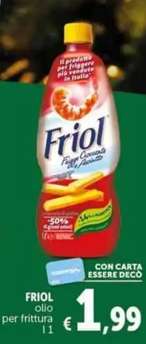 Deco Supermercati FRIOL olio per frittura offerta