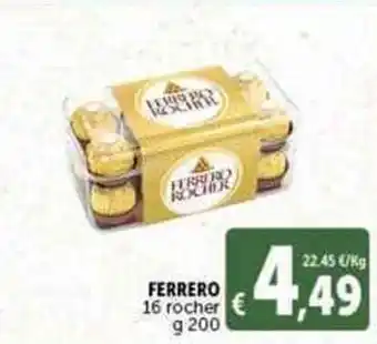 Deco Supermercati FERRERO 16 rocher g 200 offerta