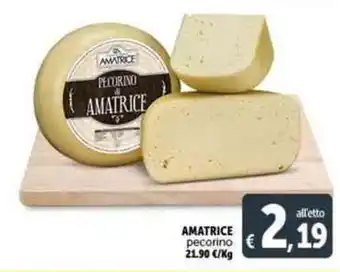Deco Supermercati AMATRICE pecorino offerta