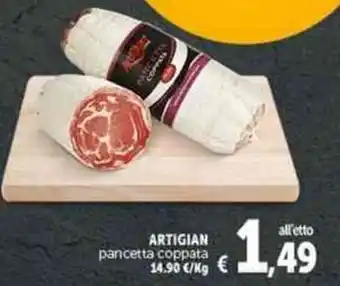 Deco Supermercati ARTIGIAN pancetta coppata offerta