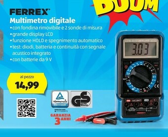 Ferrex Multimetro Digitale