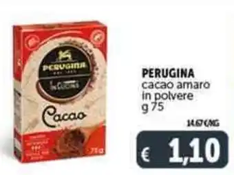 Deco Supermercati PERUGINA cacao amaro in polvere offerta
