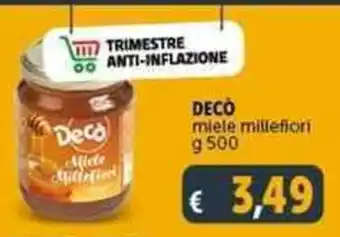 Deco Supermercati DECO miele millefiori offerta