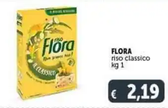 Deco Supermercati FLORA riso classico kg 1 offerta