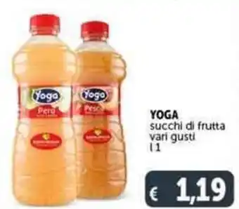 Deco Supermercati YOGA succhi di frutta vari gusti offerta