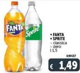 Deco Supermercati FANTA SPRITE - classica - zero offerta