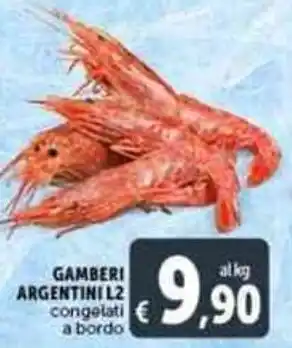GAMBERI ARGENTINI L2 congelati a bordo