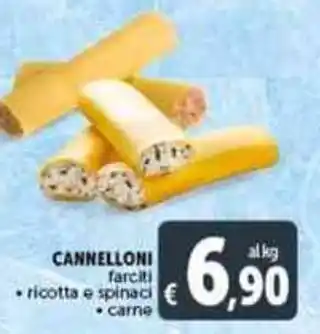 CANNELLONI farciti ricotta e spinaci