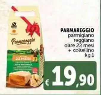 Deco Supermercati PARMAREGGIO parmigiano reggiano oltre 22 mesi + coltellino kg 1 offerta