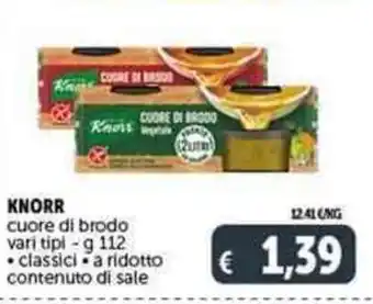 Deco Supermercati KNORR cuore di brodo vari tipi - g 112 offerta