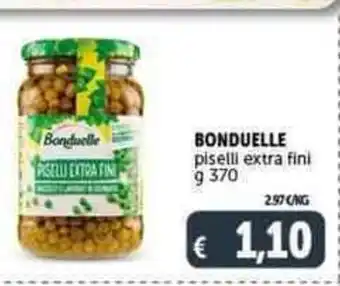 Deco Supermercati BONDUELLE piselli extra fini g 370 offerta
