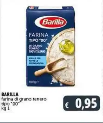 Deco Supermercati BARILLA farina di grano tenero tipo "00" kg 1 offerta