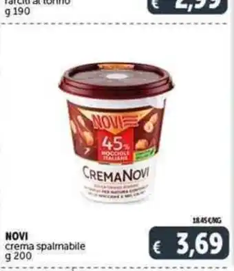 Deco Supermercati NOVI crema spalmabile g 200 offerta