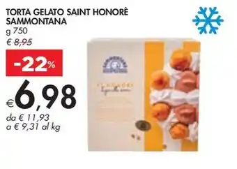 Bennet TORTA GELATO SAINT HONORÈ SAMMONTANA offerta