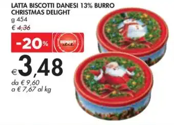 Bennet LATTA BISCOTTI DANESI 13% BURRO CHRISTMAS DELIGHT offerta