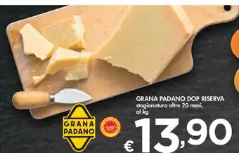 Bennet GRANA PADANO DOP RISERVA stagionatura oltre 20 mesi, al kg offerta