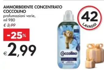 Bennet AMMORBIDENTE CONCENTRATO COCCOLINO profumazioni varie, offerta