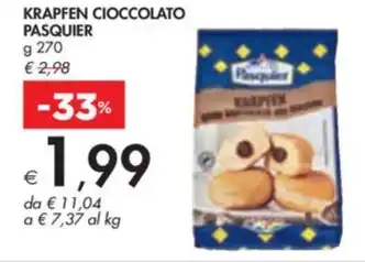 Bennet KRAPFEN CIOCCOLATO PASQUIER offerta