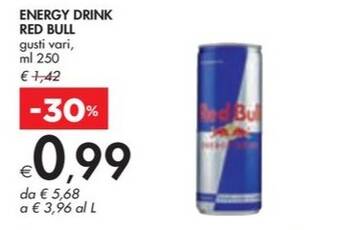 Bennet ENERGY DRINK RED BULL gusti vari, offerta