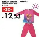 Bennet Pigiama Bambina Personaggi offerta