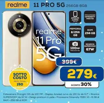 Euronics realme 11 PRO 5G offerta